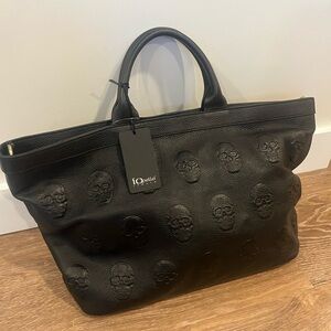 iopelle Italia skull embossed xl bag